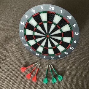 Soft Tip Dart Board, kid friendly